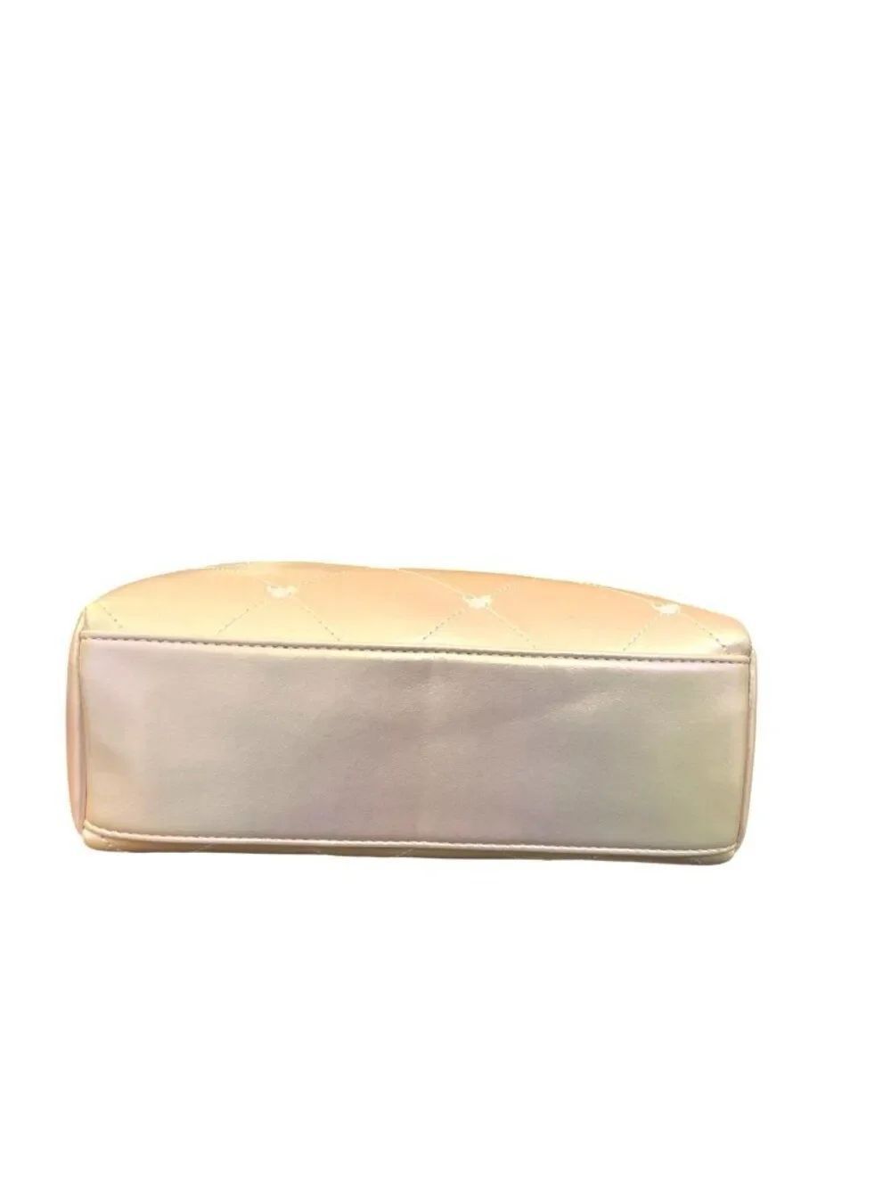 Loungefly Minnie Mouse Pink Pearl Mini Irridescent Crossbody Satchel NEW CREASE - Picture 5 of 6